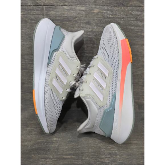Adidas EQ21 Run 'Dash Grey Almost Pink' Sneakers Size 7 Womens - Picture 5 of 9